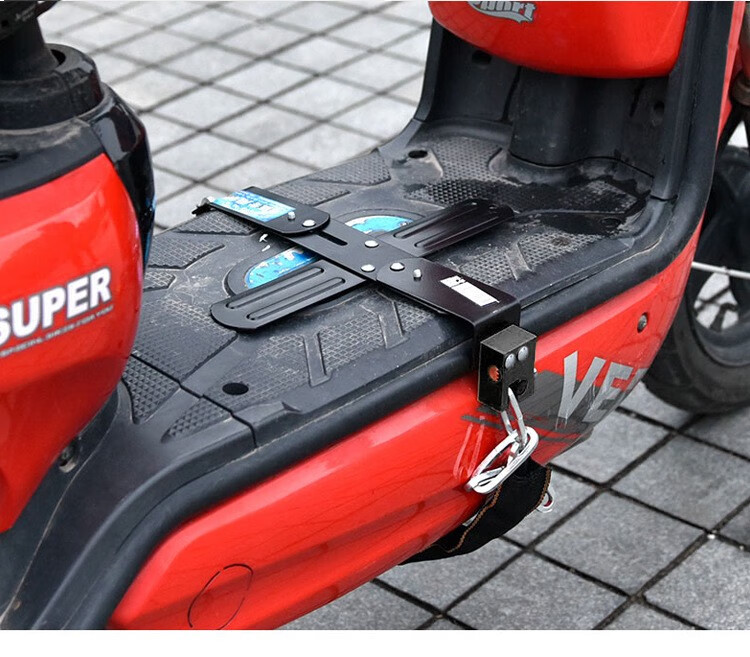 贝康宝(beikangbao) 电动车电瓶锁防盗电池锁摩托踏板锁十字型加厚粗