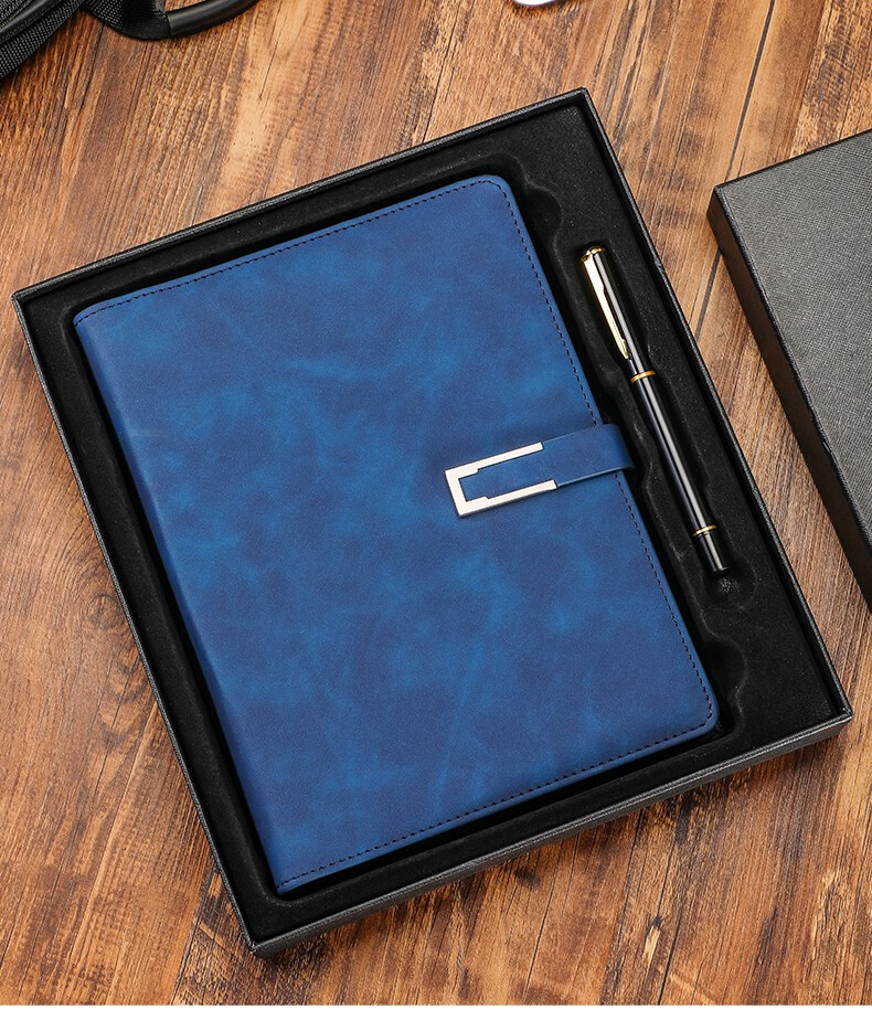 ggetdg 肤感羊巴皮商定做a5活页笔记本子封面加厚可拆卸记事本大学生