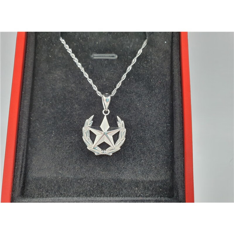 军旅兵哥哥礼物饰礼品胸标项链925银首饰陆海空火武消防军嫂礼物520