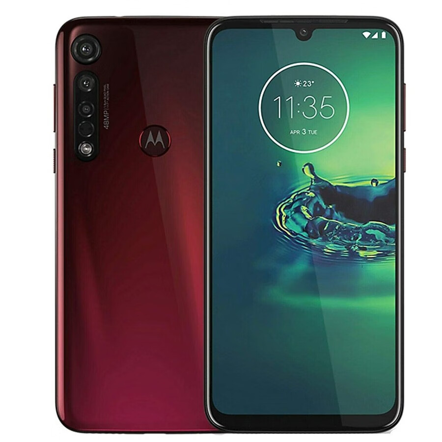 摩托罗拉motorolag8plus63英寸智能手机双卡64g4g高通骁龙665红色