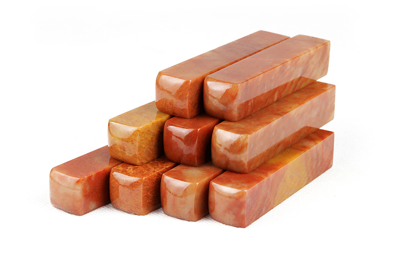 圆顶寿山石篆刻印章石料印石章料刻印章石头藏书法书画印章15x15x6cm