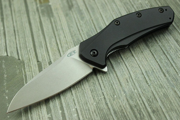 防身求生小刀黑色铝柄鸟嘴式石洗折叠刀军刀匕首户外刀具高端收藏刀