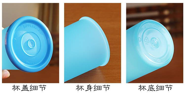 特百惠（Tupperware）小矮人密封防漏杯迷你可爱儿童学生青年运动便携水杯杯子 梦幻花园一套六色