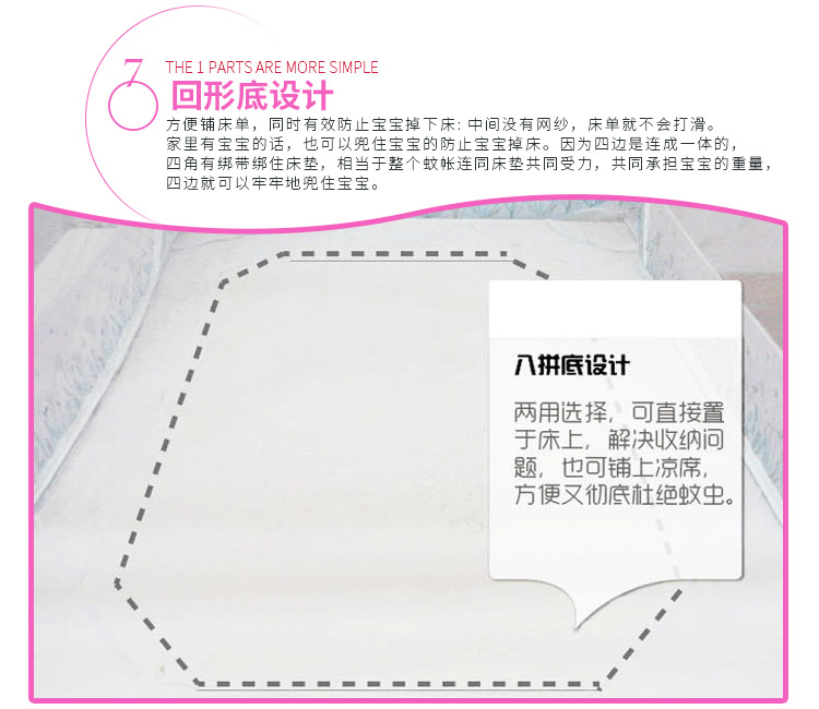 
                                                            南极人蒙古包蚊帐 三开门有底拉链帐纱可挂风扇 苹果绿 1.8米床*长2米床                
