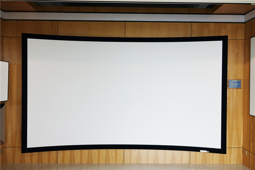 经科jk弧形画框投影幕布n4-at/cw1纳米高清编织透声幕白幕投影机幕布