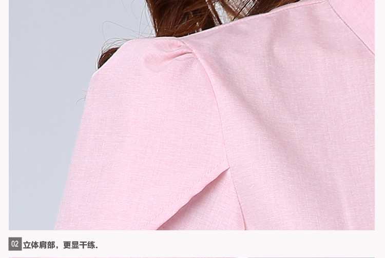 
                                        黛萍 2015新款夏季女装短袖衬衫 牛仔蓝 M                