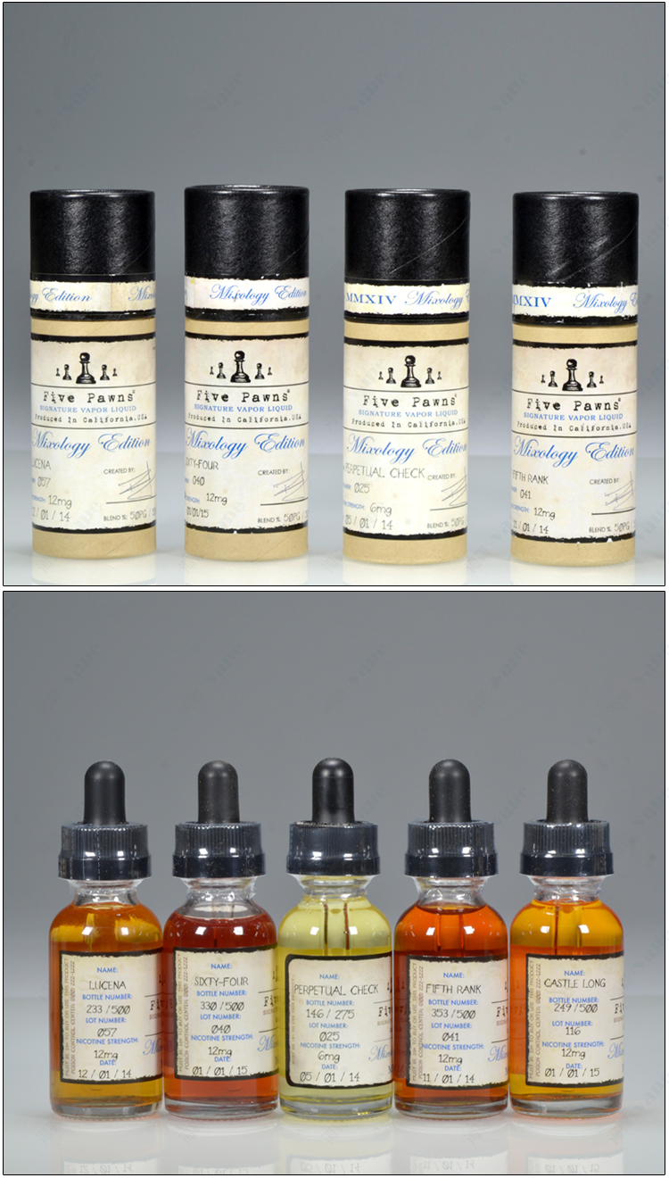 five pawns 五子棋烟油 高端电子烟烟油 烟液 30ml 全系列口味 王牌