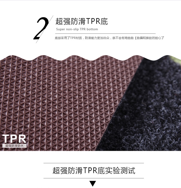 
                                        半岛良品 地垫门垫进门脚垫入户厨房门厅卧室卫浴吸水防滑垫子 支持定制定做 大红猪猪 40*60CM                