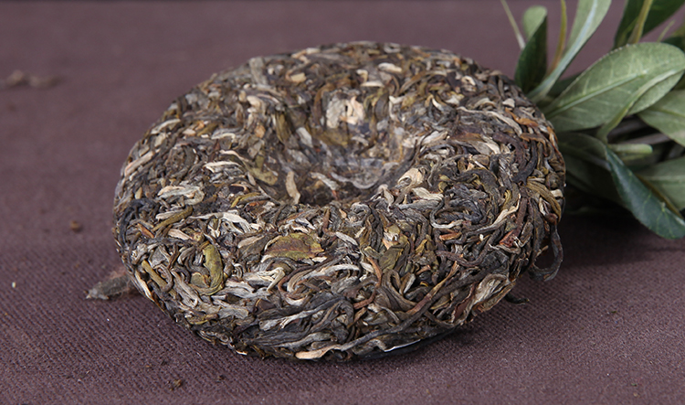 吉顺号 茶叶 革登古树茶100g 云南普洱茶生茶 七子饼