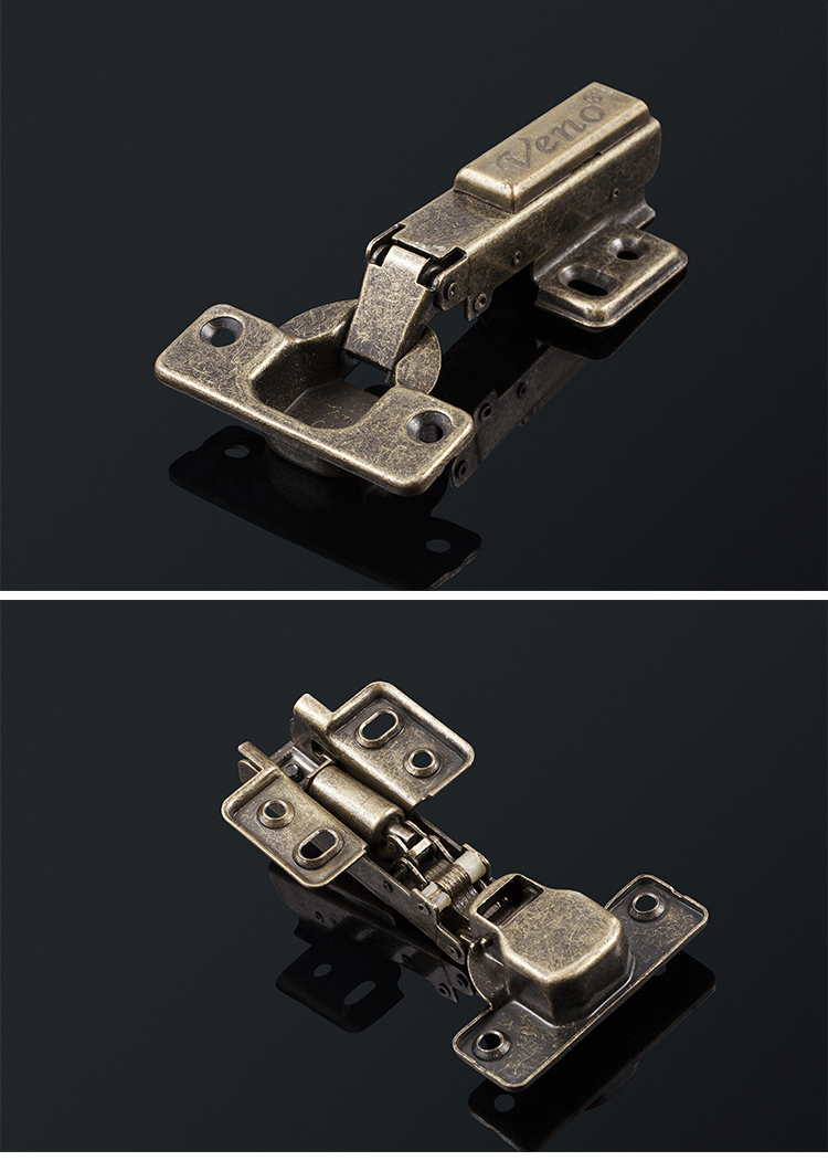 汇乐斯 铰链 烟斗铰 合页橱柜 门铰 液压缓冲阻尼铰链 青古铜铰链 红