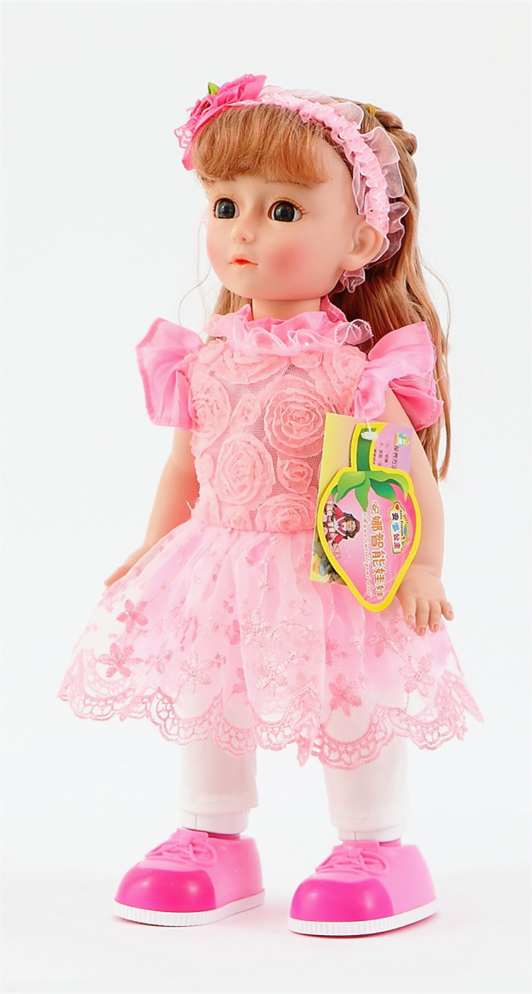 会说话的安娜公主智能娃娃 会动走路跳舞的洋娃娃儿童玩具生日礼品