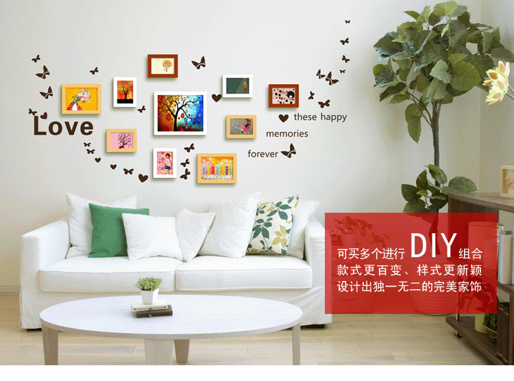 
                                        悠韵淡雅 实木相框挂墙摆台5寸6寸7寸8寸10寸12寸A4照片墙创意儿童相片架画框 黑色框 7寸挂式一只 横竖可挂                