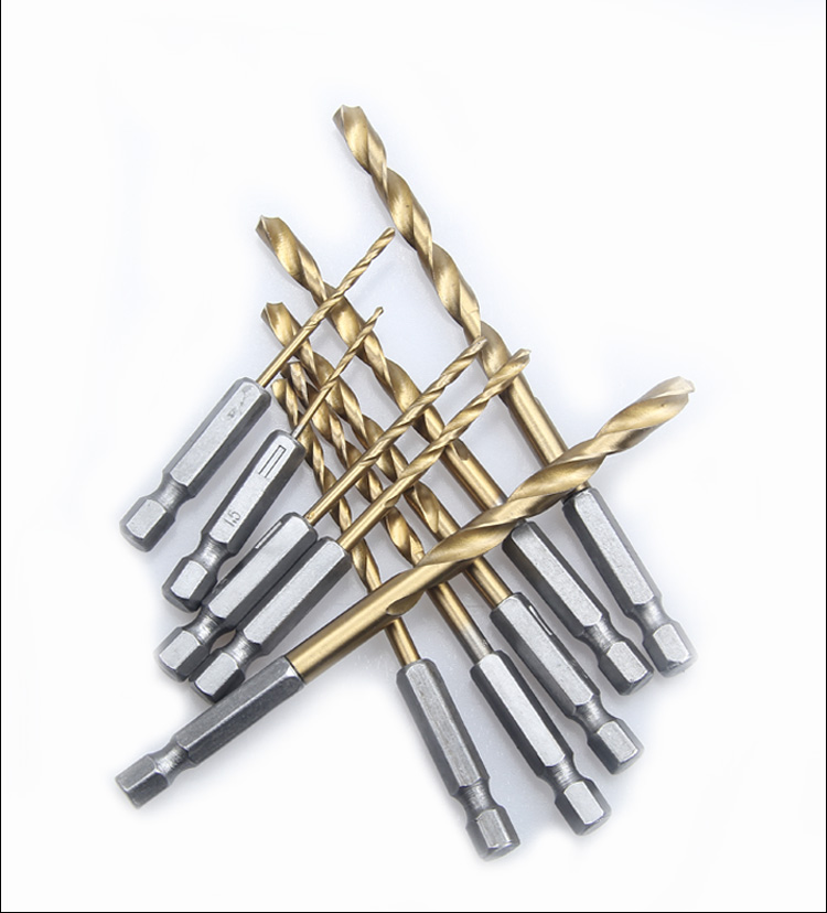 风批头麻花钻635mm六角柄麻花钻14寸内六角柄钻头镀钛钻头10mm10支