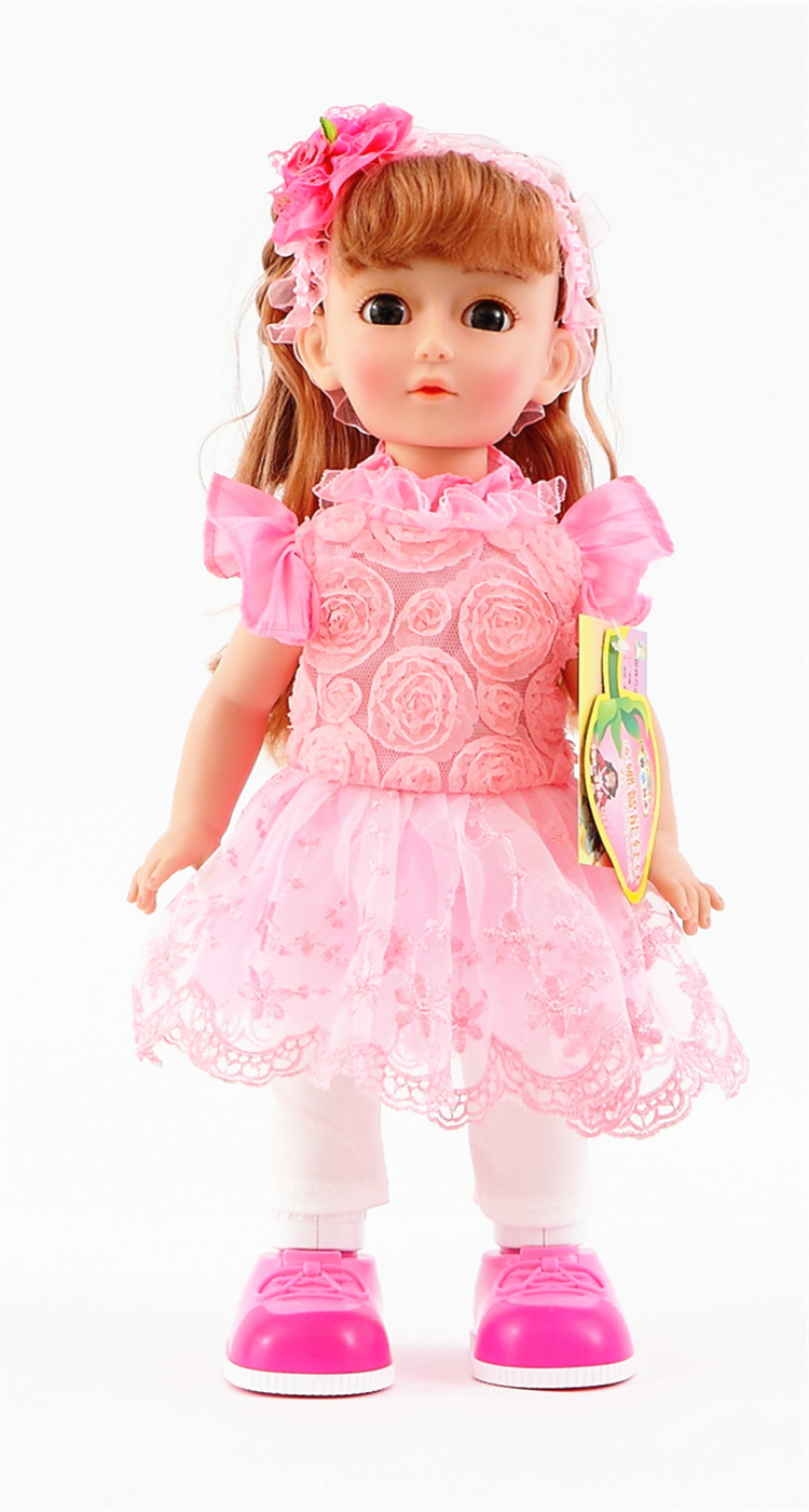 会说话的安娜公主智能娃娃 会动走路跳舞的洋娃娃儿童玩具生日礼品