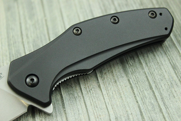 防身求生小刀黑色铝柄鸟嘴式石洗折叠刀军刀匕首户外刀具高端收藏刀