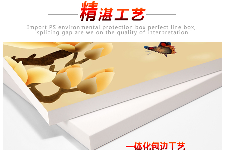 
                                        现代简约复古九鲤鱼荷花有框画客厅楼梯墙壁装饰画玄关走廊挂画复 tb-0184 50*50                