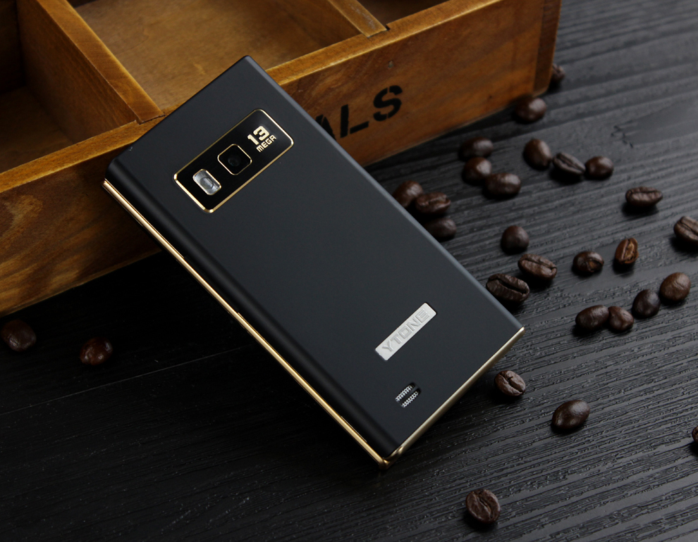 移通(YTONE)G9098移动4G智能翻盖手机双卡双待 金色