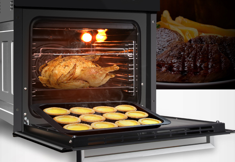 优阳(youyang)dk-603-a嵌入式电烤箱 主黑色边框银灰色