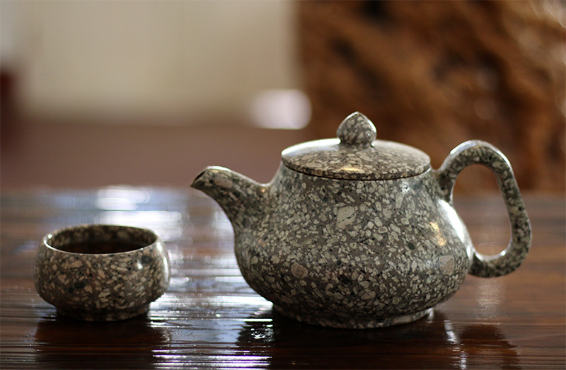 墨珵大号麦饭石茶具深层特级水壶茶壶正宗中华麦饭石茶壶茶具麦饭石