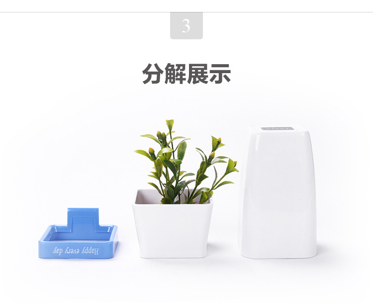 光彩年华 牙刷架套装 紫外线消毒器杀菌盒 自动挤牙膏器漱口杯 浴室生活日用品 牙刷消毒器(第三代 内置充电电池)