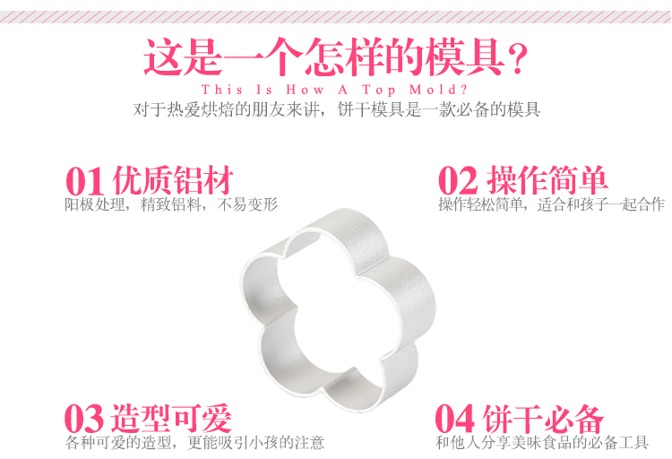
                                        魔幻厨房 饼干模具套装 铝合金饼干模 慕斯圈 凤梨酥 卡通切模 蔬菜水果切馒头切模 饼干10个全套                
