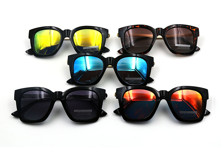 炫彩反光复古狼人女式墨镜太阳镜潮人开车偏光蛤蟆镜太阳眼镜司机驾驶