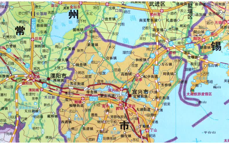 2021年 江苏省地图 1.1*0.8米 覆膜防水 行政区划交通图