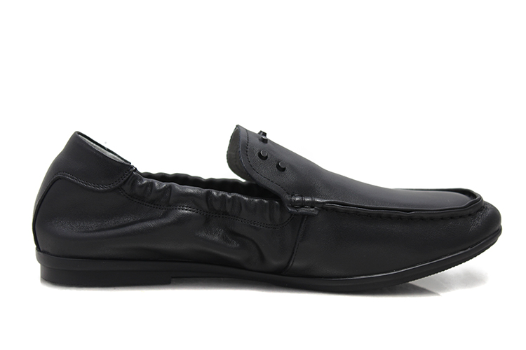 fortei 富铤男鞋 专柜正品 头层牛皮男皮鞋ab-802107 8 黑色 42