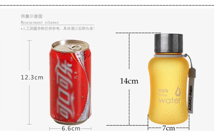 
                                        阿姿玛（aomo） 阿姿玛儿童水杯 260ml可爱迷你杯子学生磨砂塑料防摔创意杯2962 蓝色-2962                