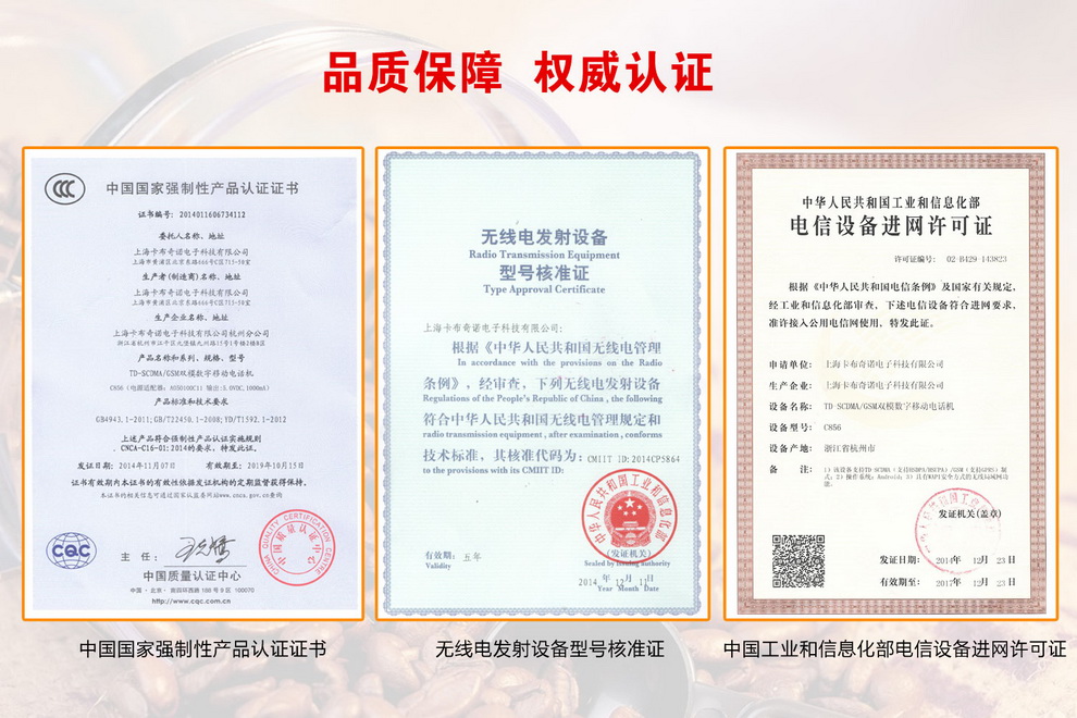 
                                        CAPPU （卡布奇诺2) 8G版 移动3G/联通2G 老人智能手机 黑色                