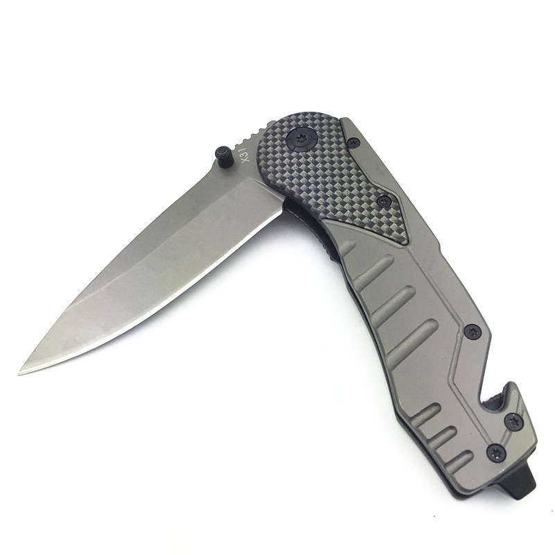 x31防身刀经典折刀非匕首户外刀具 野外求生刀 多功能折叠刀