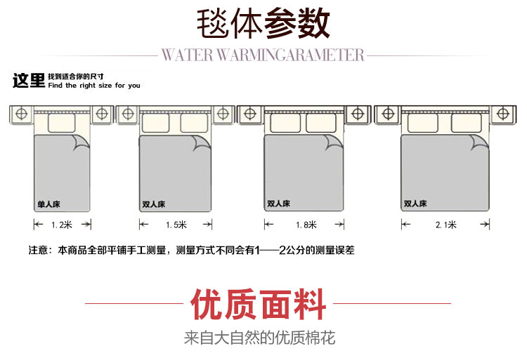 水暖毯单人安全学生电热毯单双人电褥子双控调温水热毯婴儿无辐射水热毯电褥子 三人布面1.6*1.8m