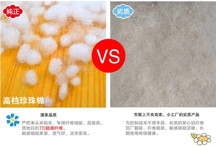 双漫 散装高珠棉芯 枕芯填充物 7D细纤维 PP01-1 5000g