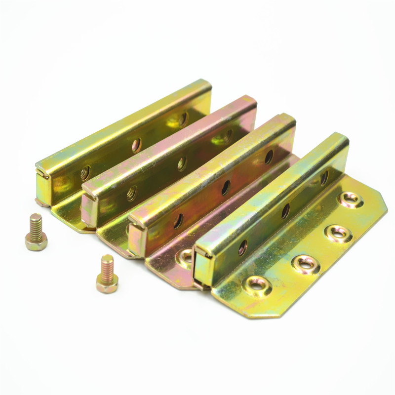 菲尔固5寸加厚英式床插隐形床铰链床合页床配件床连接件床角码