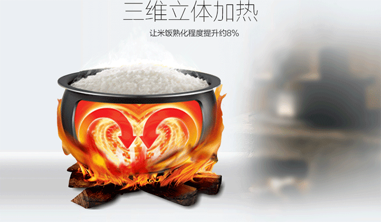 SUPOR/苏泊尔 球釜智能预约 电饭煲4L电饭锅 柴火饭