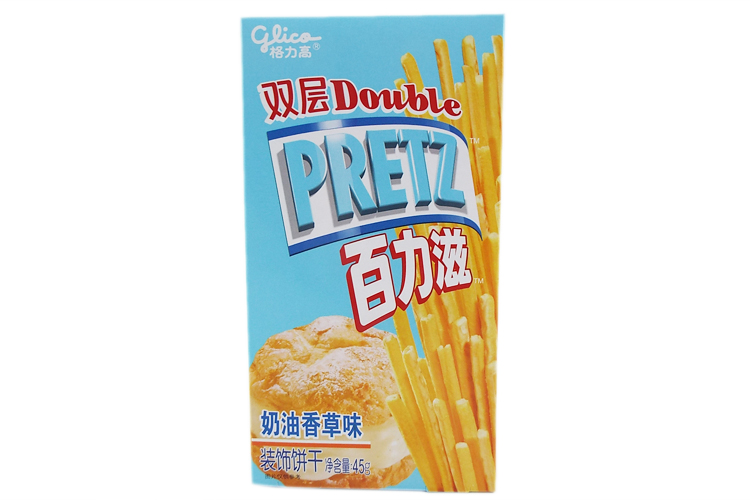 3盒 多种口味选 办公室休闲零食 格力高 百力滋 (65gx3盒芝士披萨味)