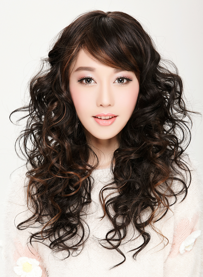 娇滴cutie蓬松假发女长卷发逼真梨花头大波浪长发型蓬松时尚挑染假发