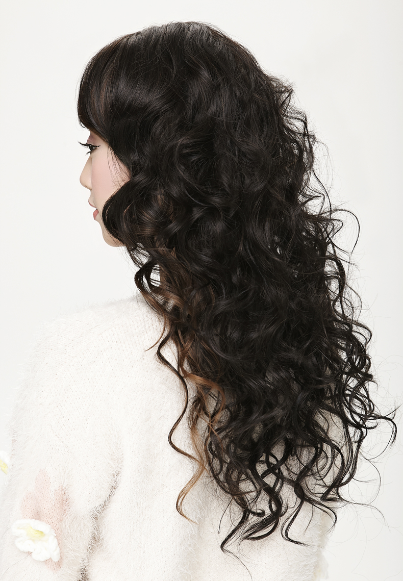 娇滴cutie蓬松假发女长卷发逼真梨花头大波浪长发型蓬松时尚挑染假发