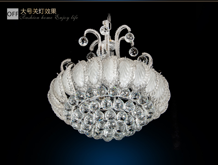 简普家居家装建材灯具吊灯现代简约水晶吊灯时尚客厅水晶灯LED餐厅水晶灯卧室灯 银600*高600-139球 带E14LED光源
