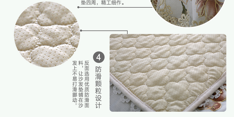 依爱舍 亚麻沙发垫套装四季通用时尚布艺沙发罩垫防滑沙发坐垫 郁金香-咖70*70cm 绿色风情 70*70cm