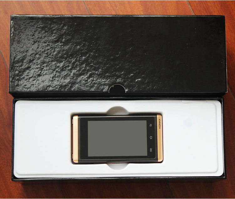 康佳(konka)K58 移动联通 手机 内外双屏 语音功能 双卡双待 老人手机 翻盖手机 金+灰