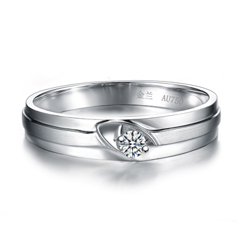 金兰首饰钻戒w000021 18k白金钻石戒指净度si定制款 11