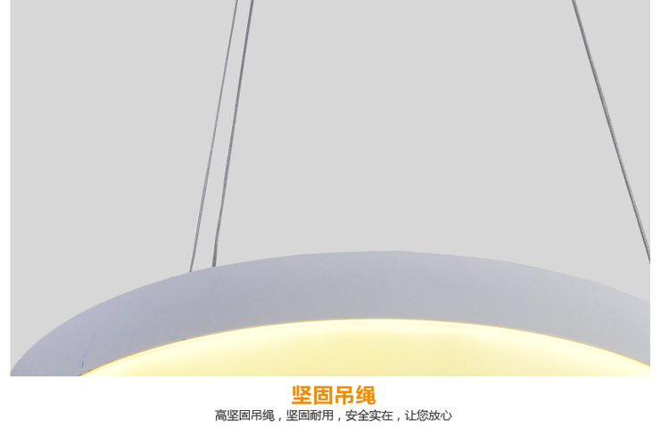 简普家居家装灯具吊灯现代简普时尚LED吊灯客厅创意灯个性卧室灯餐厅灯书房灯宜家吧台灯饰灯具 三圆80+60+40CM 带暖白LED光源