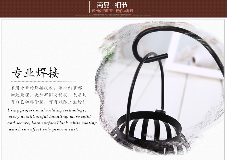 
                                        莎芮 镂空带钩南瓜形铁艺烛台 家居装饰摆件 F003白色                
