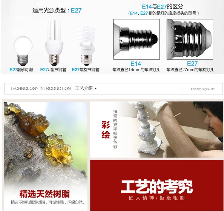 环森高档欧式田园布艺床头灯卧室床头灯饰结婚礼物 智能遥控灯泡无极调光调色 喂奶 深红色 按钮开关+遥控灯泡无极调光调色