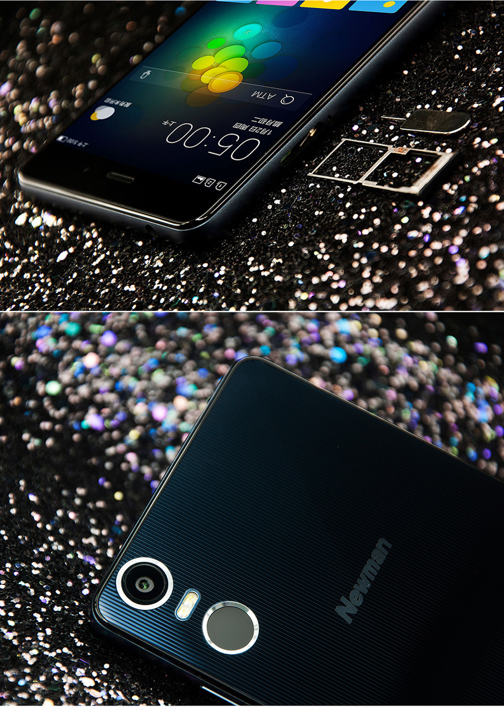 纽曼 纽扣 CM810 移动联通双4G大屏智能手机 双卡双待 白色