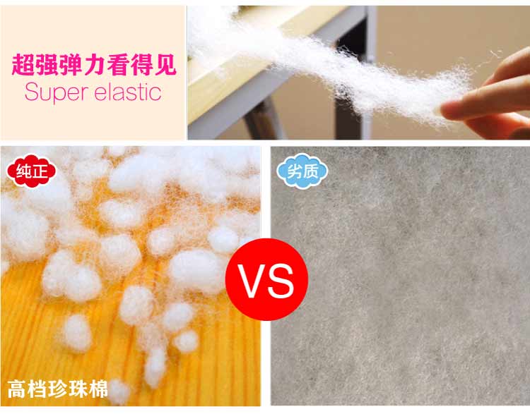 双漫 太空棉 枕芯填充物 散装珍珠棉芯 7D细纤维1份100g PP01 散装珍珠棉 每份=100克=2两
