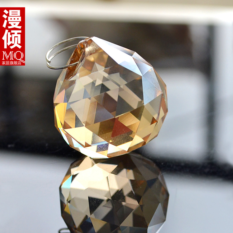 
                                        漫倾（MQ）小橄榄 水晶珠帘水晶隔断帘成品门帘玄关过道帘半帘子卫生间卧室门帘 35条长1.55米【齐平】定制                