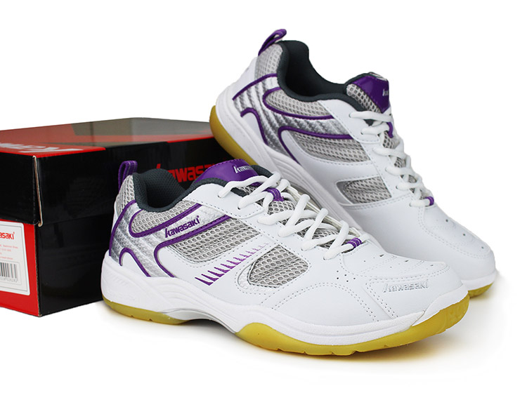 川崎kawasaki羽毛球鞋 男女情侣款运动鞋透气 轻盈减震防滑耐磨 45