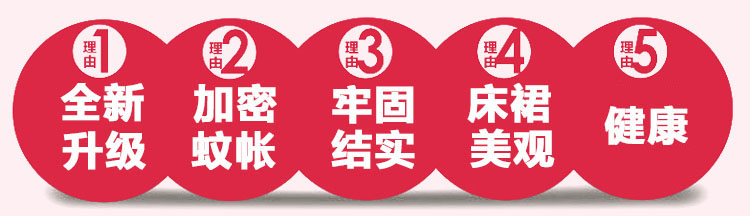 枫蓝之家 蚊帐宫廷三开门床裙款坐床式拉链方帐1.5米1.8米2米床 粉色 180*200cm